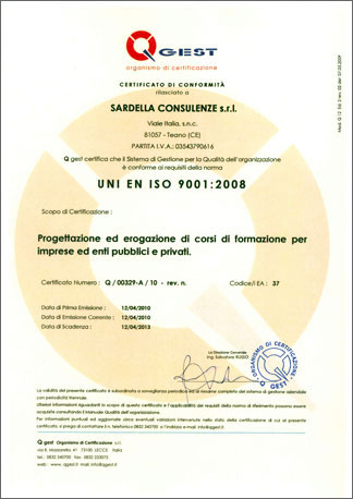 progettazione ed erogazione di corsi di formazione per imprese ed enti pubblici e privati